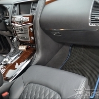 Автомобильные коврики EVA на Infiniti QX80 I 3 ряда (2013-2024)