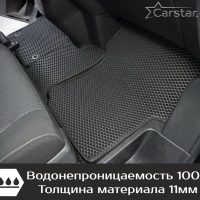 Коврики текстильные на Citroen SpaceTourer 7 мест, не Long (2016-2024)