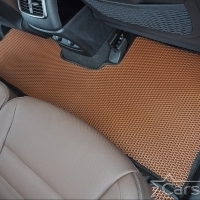 Двухслойные коврики EVA на Kia Sorento III Prime 3 ряда (2014-2020)