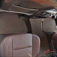 Двухслойные коврики EVA на Chevrolet Tahoe IV 3 ряда (2014->)