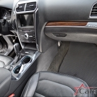 Двухслойные коврики EVA на Ford Explorer V рестайл 3 ряда (2015->) 