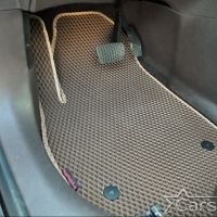Двухслойные коврики EVA на Opel Zafira С 3 ряда (2011->)