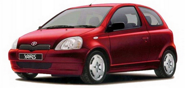 Двухслойные коврики EVA для Toyota Yaris I 3D (1999-2005) 
