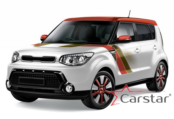Автомобильные коврики EVA 3D для Kia Soul II (2013-2019) 