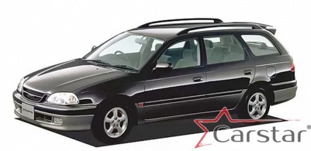 Автомобильные коврики EVA 3D для Toyota Caldina II Т210 пр.руль (1997-2002)