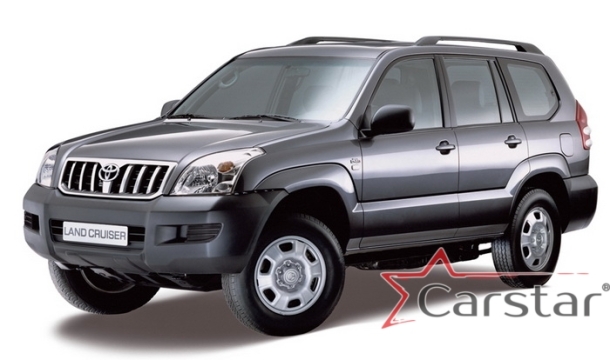 Автомобильные коврики EVA 3D для Toyota Land Cruiser Prado 120 (2002-2009)