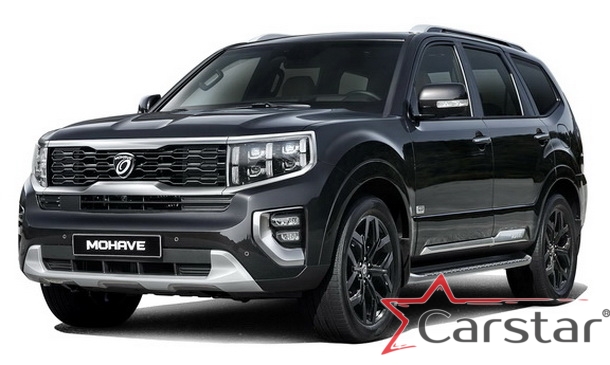 Автомобильные коврики EVA 3D для Kia Mohave I рестайл 3 ряда (2020->)