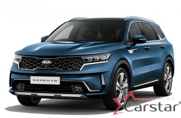 Автомобильные коврики EVA 3D для Kia Sorento IV 3 ряда (2020->)
